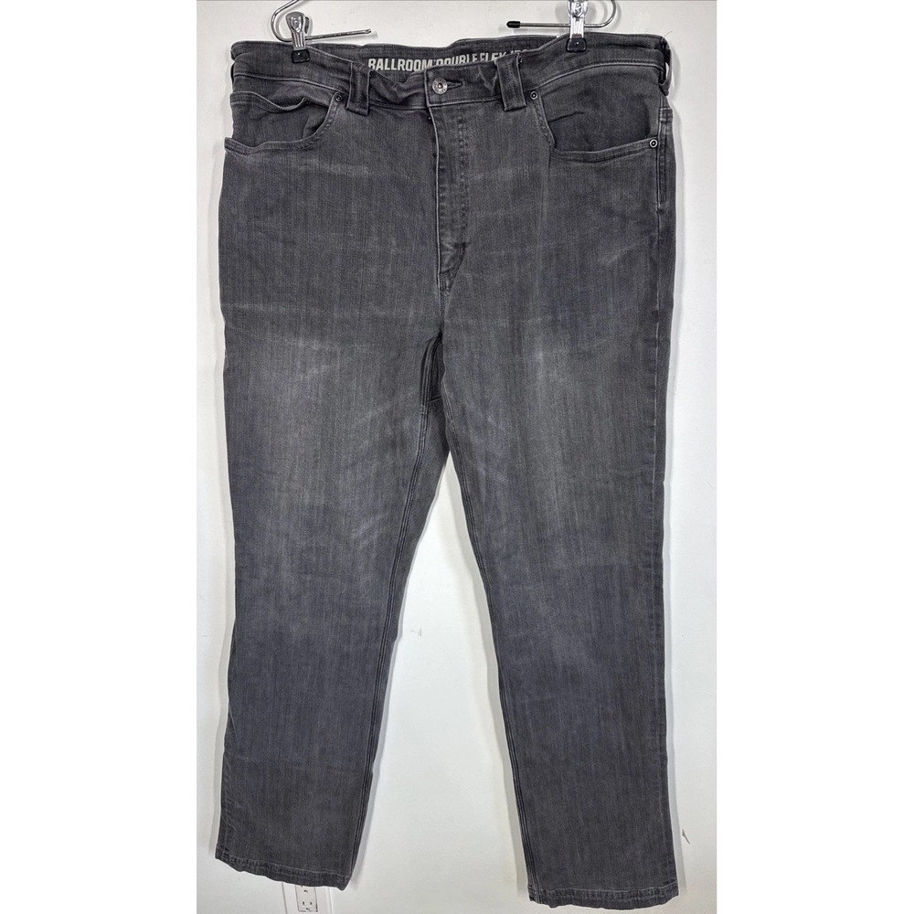 Duluth‎ Trading Men's 40x36 Gray Ballroom Double Flex Relaxed Fit Jeans Workwear